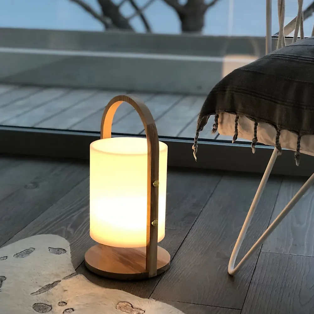 Best Lumisky 2 Lanternes sans fil LED WOODY H37cm