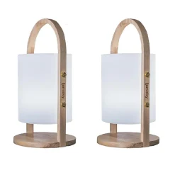Best Lumisky 2 Lanternes sans fil LED WOODY H37cm