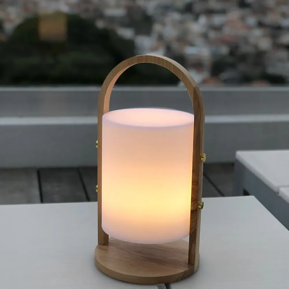 Best Lumisky 2 Lanternes sans fil LED WOODY H37cm