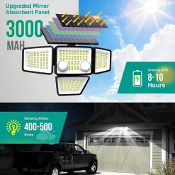 Best Lumisky 2 Projecteurs solaires sensor FAIRVIEW 700LM