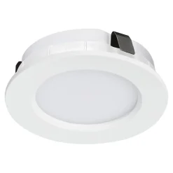 GoodHome Spot Sous Meuble<3 spots Ledyard LED intégrée blanc neutre IP20 200lm 2W Ø6,4xH.2cm blanc