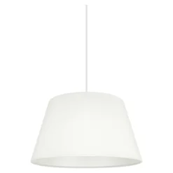 Best GoodHome Abat-jour conique blanc Ø30cm Lokombi