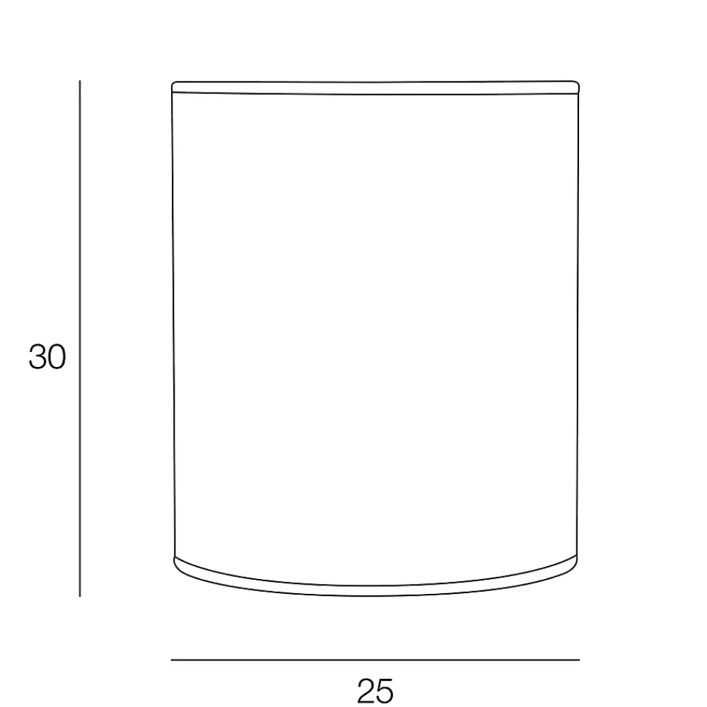 Best Corep Abat-jour tube effet bois Ø25cm