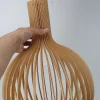 Alpinaluz Suspension Et Lustre<Suspension Design 35cm en Bois Style Nordique Artisanal E27, Hauteur Réglable pour Cuisine ou Salon