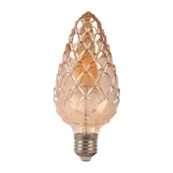 Ampoule Décorative Led<Ampoule filament LED P170 4W Dimmable E27, Forme Pignon de Pin