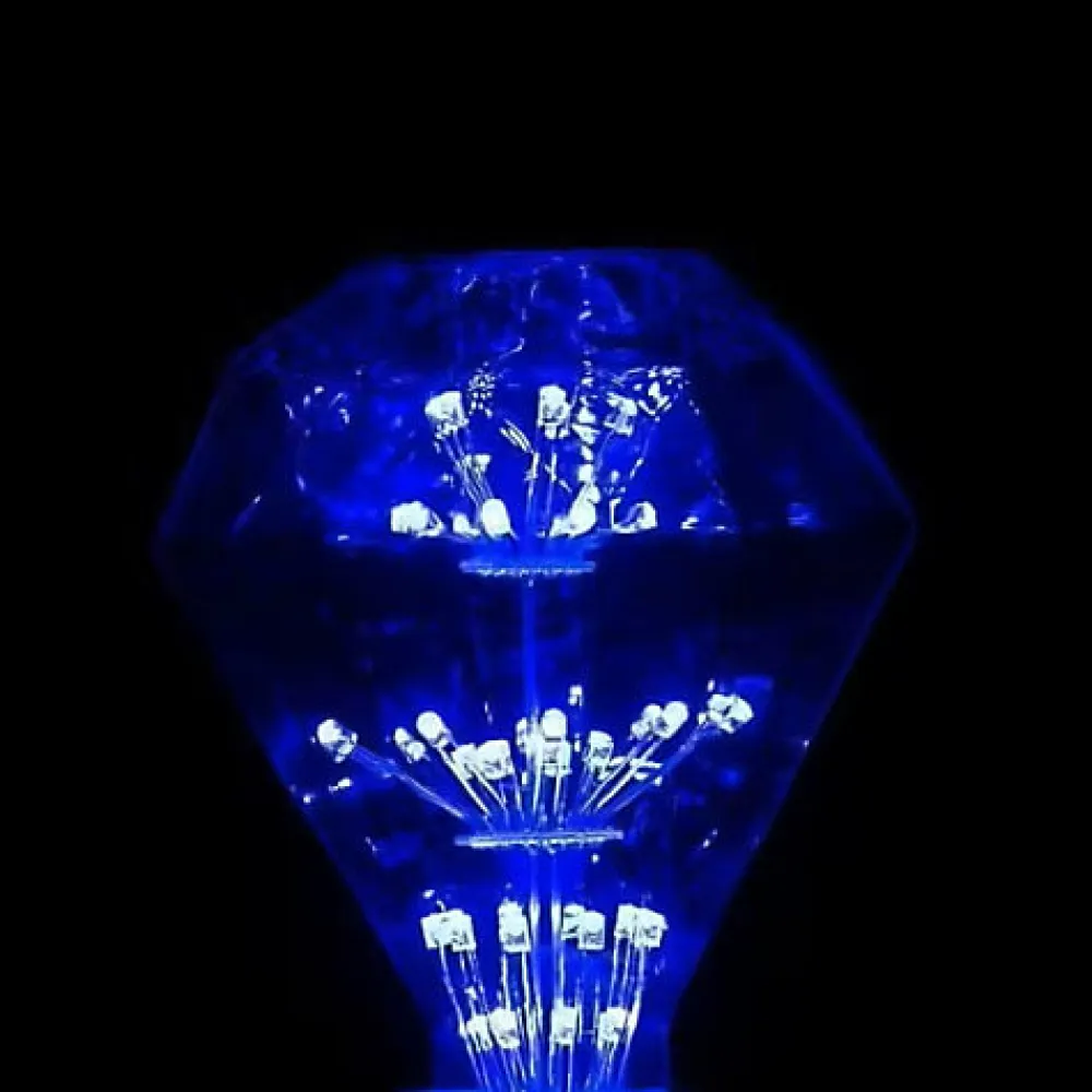 Ampoule Décorative Led<Ampoule Lampe E27 LED Déco DIAMANT BLEU