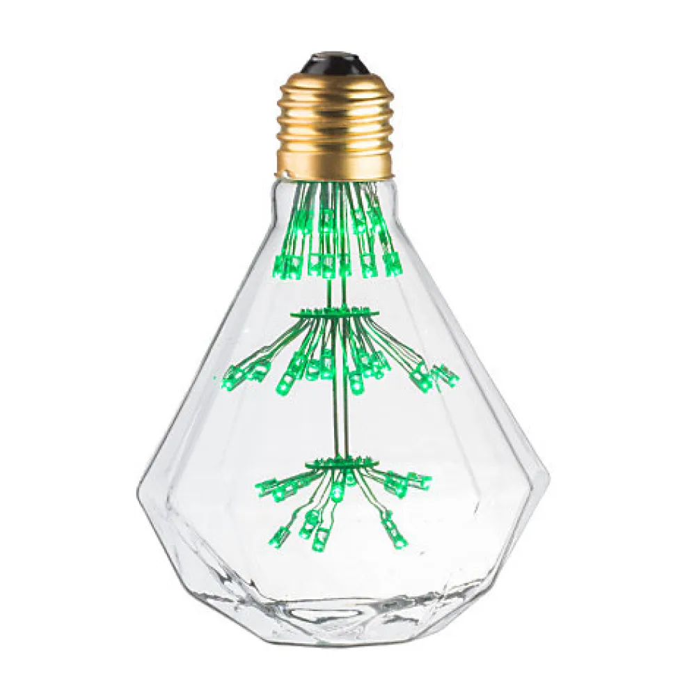 Ampoule Décorative Led<Ampoule Lampe E27 LED Déco DIAMANT VERT