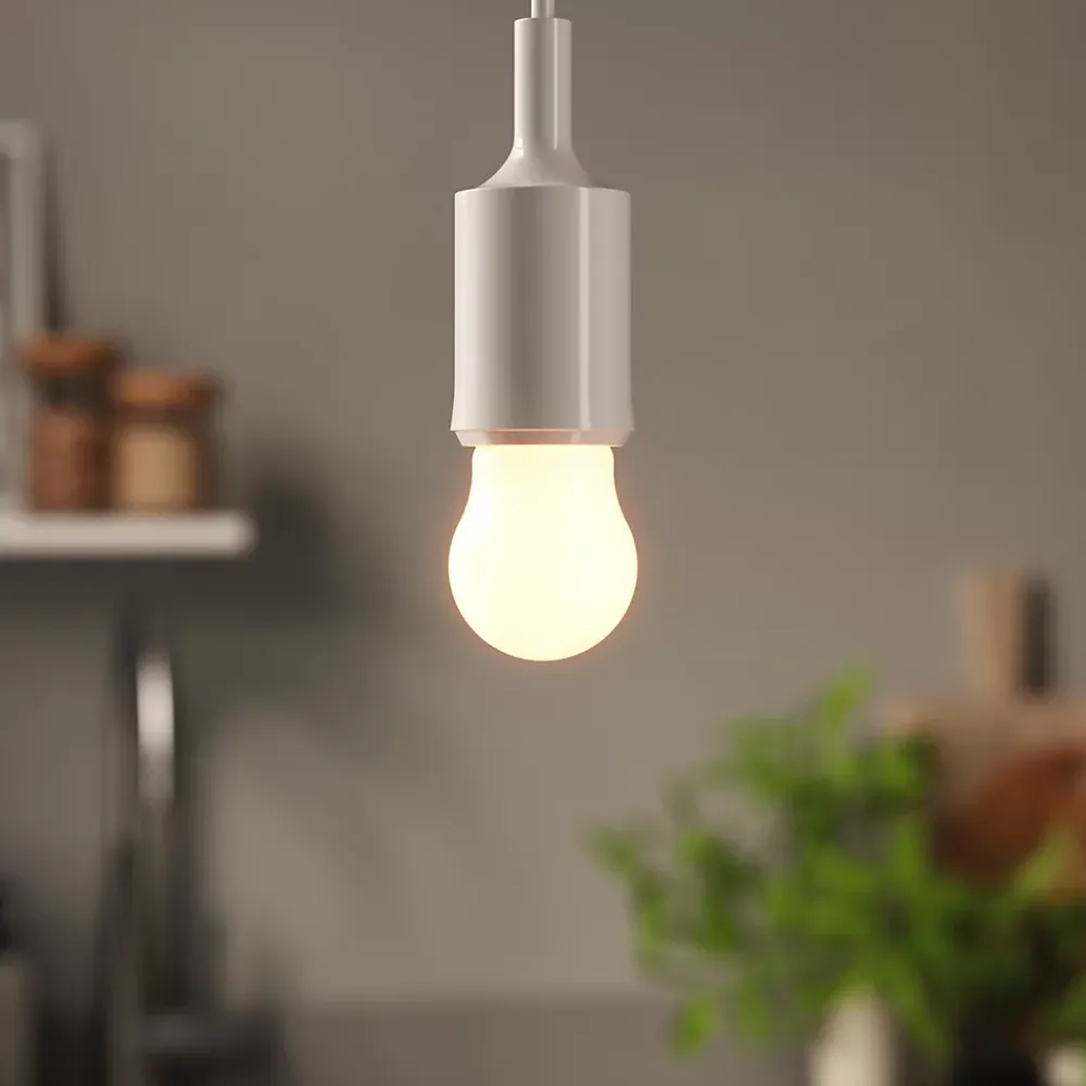 Best Diall Ampoule LED à filament mini globe E27 500lm 3.7W = 42W Ø4.5cm IPX4 blanc chaud