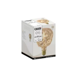 CALEX Ampoule Décorative Led<Ampoule LED à filament spirale E27 Organic Neo 150lm 4W blanc extra chaud ⌀12,5cm