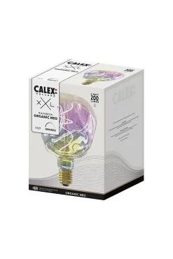 CALEX Ampoule Décorative Led<Ampoule LED à filament spirale E27 Organic Neo 200lm 4W blanc extra chaud ⌀12,5cm