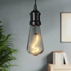 Best Diall Ampoule LED à filament ST64 Transparent E27 100 lm 3.8 W Blanc chaud