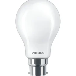 Philips Ampoule B22, Culot À Baïonnette<Ampoule LED B22 A60 dépoli 806lm 7W = 60W IP20 blanc chaud