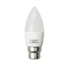Best Silumen Ampoule LED B22 6W 220V C37 180 - Blanc Chaud -