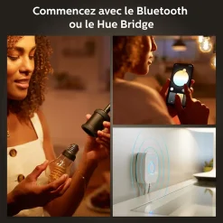 Best Philips Hue Ampoule LED connectée A60 IP20 E27 550lm 7W blanc