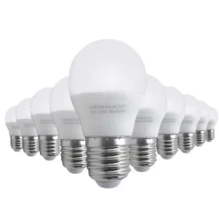 Clearance Silumen Ampoule LED E27 - - G45 - 8W - Blanc Chaud 2300K - Pack de 10