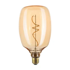 Sale Ampoule LED E27 ovale Zepelin à filament ambrée Ø22cm 265lm blanc chaud Girard Sudron