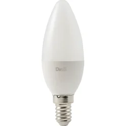 Best Diall Ampoule LED flamme E14 250lm 2.2W = 25W Ø3.5cm blanc chaud