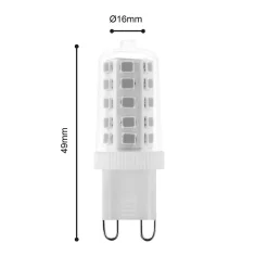 Outlet EGLO Ampoule LED G9 320lm blanc neutre dimmable 3W
