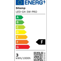 Best Silamp Ampoule LED G4 12V 3W SMD2835 24LED 360 degrés (Pack de 10) - Blanc Chaud 2300K - 3500K -