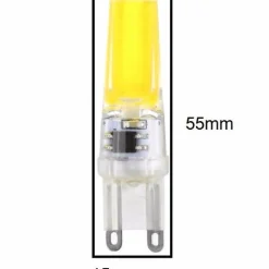 Silamp Ampoule G9<Ampoule LED G9 3W 220V COB 360 degrés - Blanc Froid 6000K - 8000K -