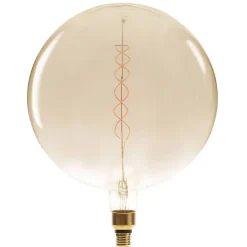 Atmosphera Créateur D'Intérieur Ampoule LED Globe ambrée - filament torsadé E27 D30 cm - Atmosphera