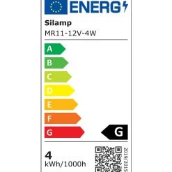 Online Silamp Ampoule LED GU4 / MR11 4W 12V (Pack de 10) - Blanc Froid 6000K - 8000K -
