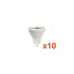 Silamp Ampoule Pour Spot|Ampoule Gu4<Ampoule LED GU4 / MR11 3W 12V (Pack de 10) - Blanc Chaud 2300K - 3500K -