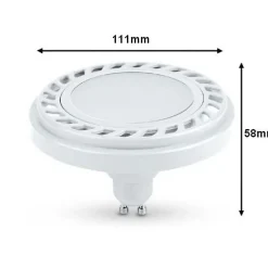 Best Silamp Ampoule LED GU10 AR111 9W - Blanc Neutre 4000K - 5500K -