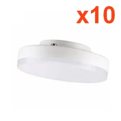 New Silamp Ampoule LED GX53 7W SLIM (Pack de 10) - Blanc Chaud 2300K - 3500K -
