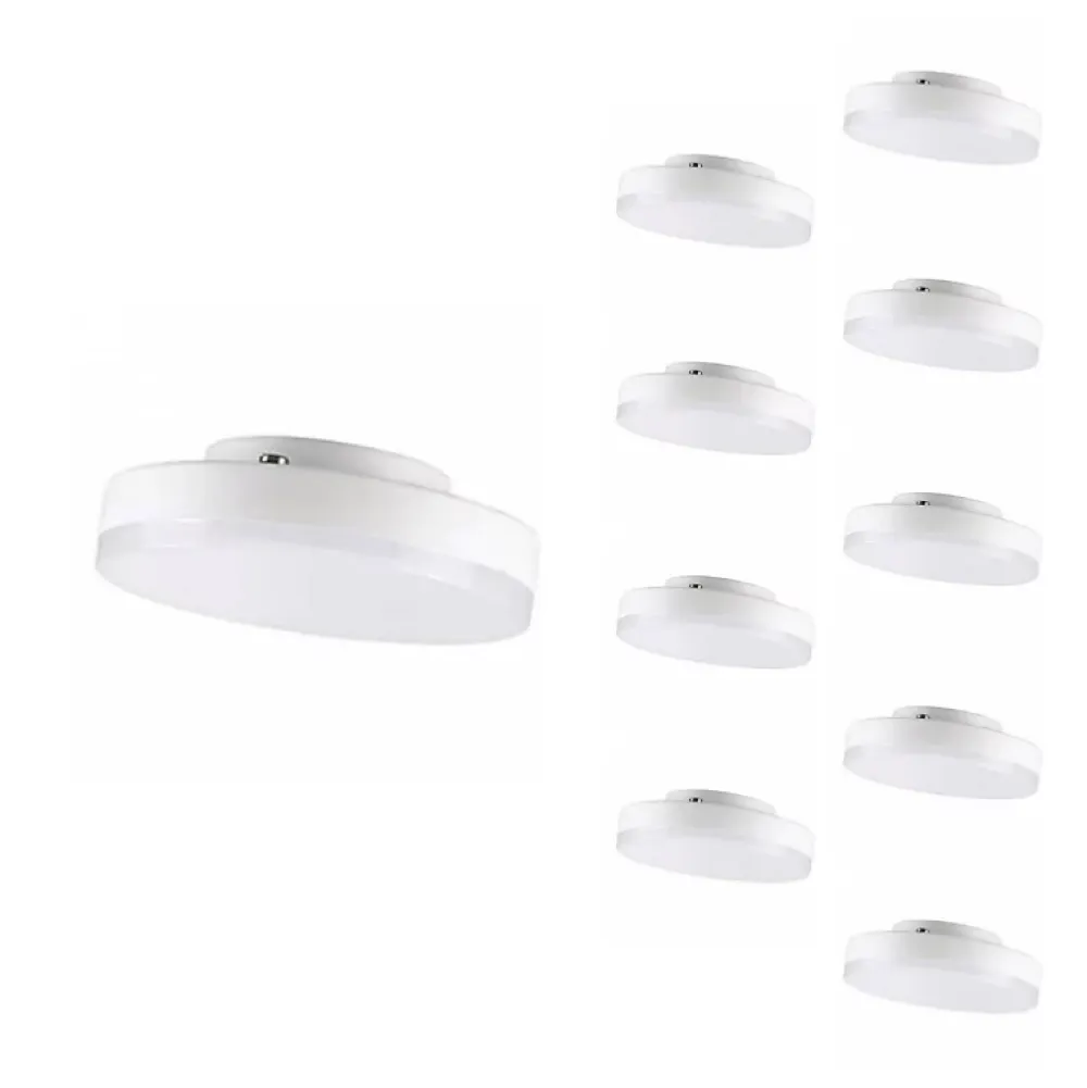 New Silamp Ampoule LED GX53 7W SLIM (Pack de 10) - Blanc Chaud 2300K - 3500K -