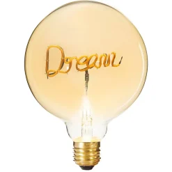 Atmosphera Créateur D'Intérieur Ampoule E27, Gros Culot À Visser<Ampoule LED mot Dream ambrée E27 - Atmosphera