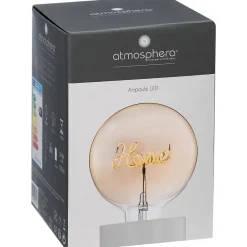 Atmosphera Créateur D'Intérieur Ampoule E27, Gros Culot À Visser<Ampoule LED mot Home ambrée E27 - Atmosphera