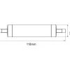 Discount Beneito & Faure Ampoule LED R7s Gradable 118mm 11W d.23mm 1280lumen 3000k