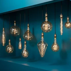 Atmosphera Créateur D'Intérieur Ampoule Led Fonctionnelle|Ampoule E27, Gros Culot À Visser<Ampoule LED Tube ambrée - filament torsadé E27 - Atmosphera