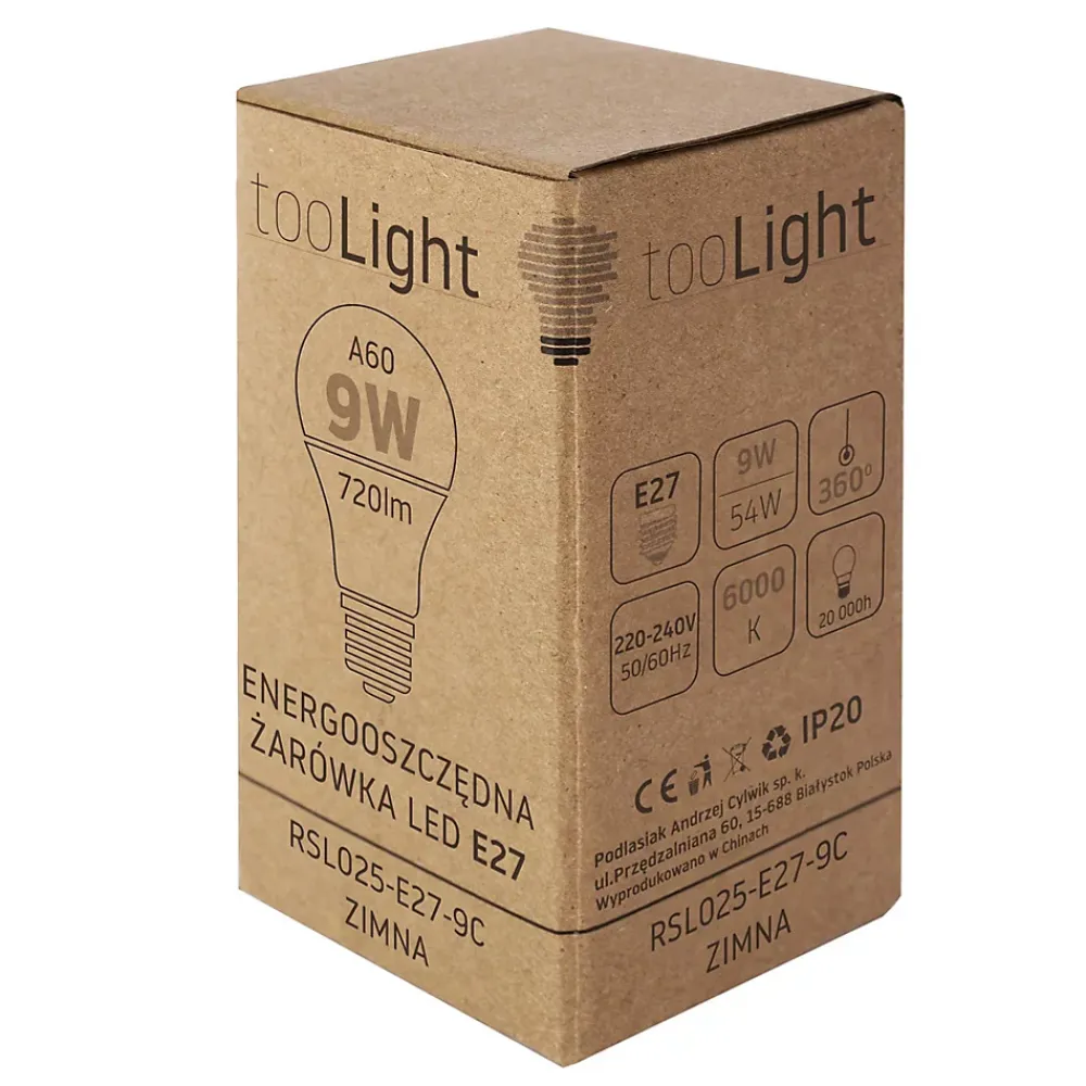 Clearance Toolight AMPOULE LED 9W FROIDE E27 230V RSL025