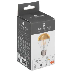 Atmosphera Créateur D'Intérieur Ampoule E27, Gros Culot À Visser<Ampoules LED - verre - doré - E27 - Atmosphera