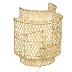 Atmosphera Créateur D'Intérieur Applique Murale Intérieure<Applique bambou Liby naturel D23