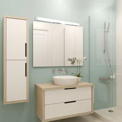 Voltman Réglette Cave, Garage, Atelier<Applique de salle de bain 78 cm chrome -