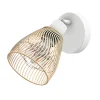 Best EGLO Applique de salle de bain Cintoia blanc et rotin A60 Standard IP44