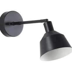 Best Brilliant Applique d'intérieur JOSE métal - noir mat - E14 28W - ampoule non incluse