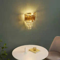 Best Kosilum Applique dorée cristal prestige cascade de pampille - Elemia