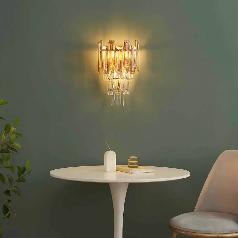 Best Kosilum Applique dorée cristal prestige cascade de pampille - Elemia