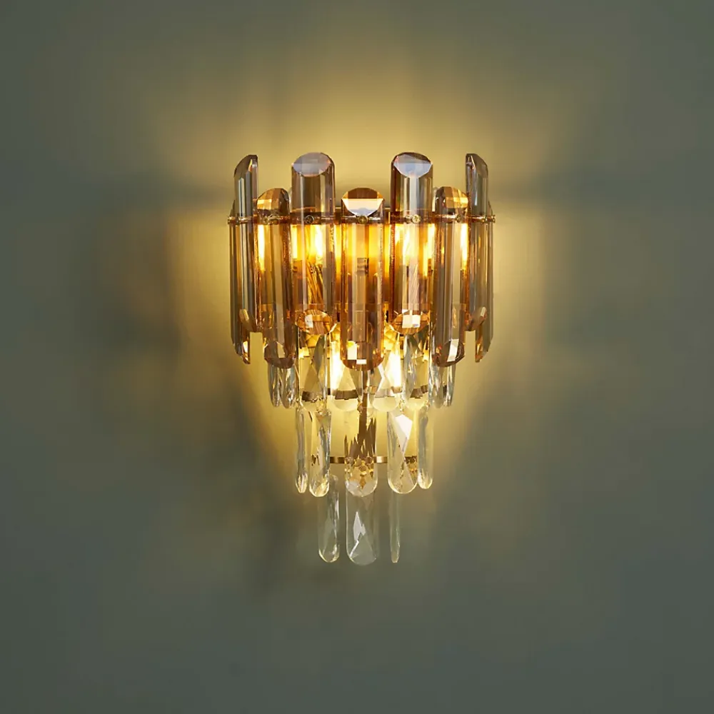 Best Kosilum Applique dorée cristal prestige cascade de pampille - Elemia