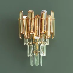 Best Kosilum Applique dorée cristal prestige cascade de pampille - Elemia