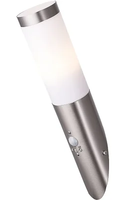 Applique Murale Extérieure<Applique murale à détection Hollis E27 15W IP44 chrome