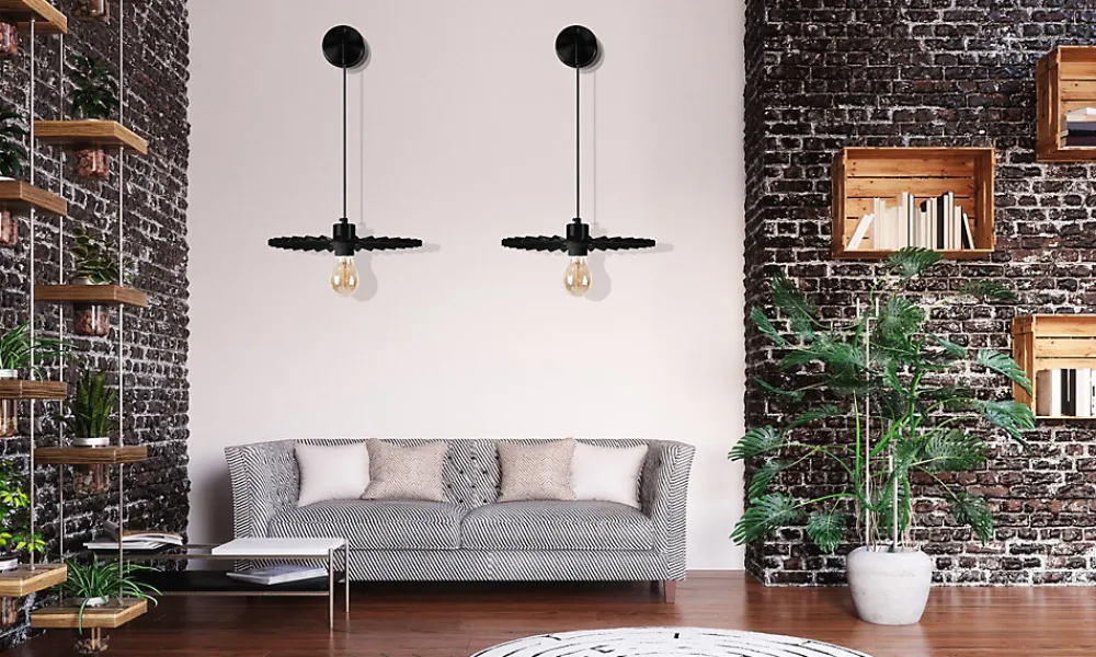 Clearance Toolight APPLIQUE MURALE APP1355-1W BLACK