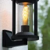 Best Lucide Applique murale CADIX en aluminium avec 1xE27 - Noir -