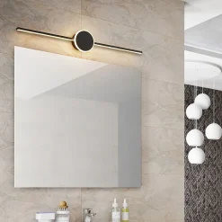 Toolight Applique De Salle De Bains<APPLIQUE MURALE DE SALLE DE BAIN LED APP848-1W ROUND 40CM BLACK