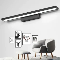 Toolight Applique De Salle De Bains<APPLIQUE MURALE DE SALLE DE BAIN LED APP840-1W 60CM BLACK
