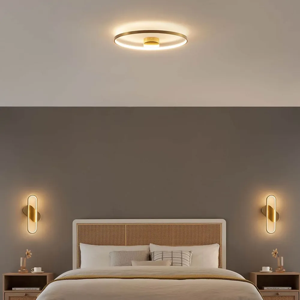 Best Kosilum Applique murale dorée ovale design - Evelia